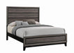 Watson Eastern King Bed Grey Oak and Black image