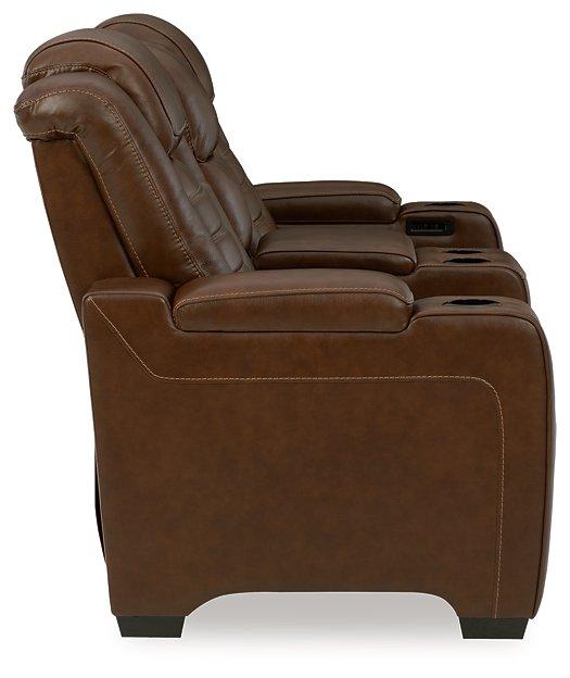 Backtrack Power Reclining Loveseat with Console