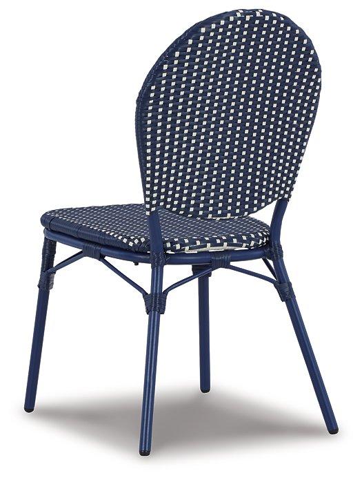 Odyssey Blue Outdoor Table and Chairs (Set of 3)