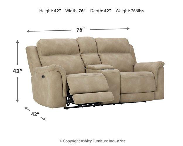 Next-Gen DuraPella Power Reclining Loveseat with Console