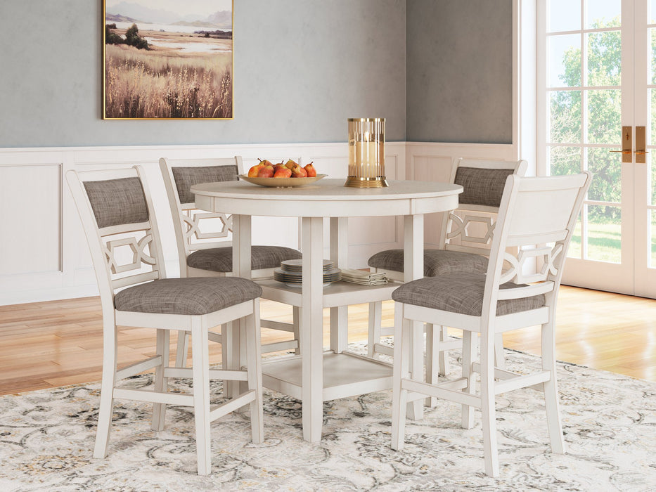 Erinberg Counter Height Dining Table and 4 Barstools (Set of 5)