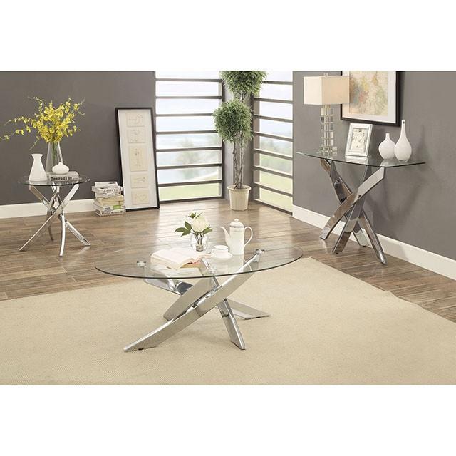 LAILA Chrome End Table