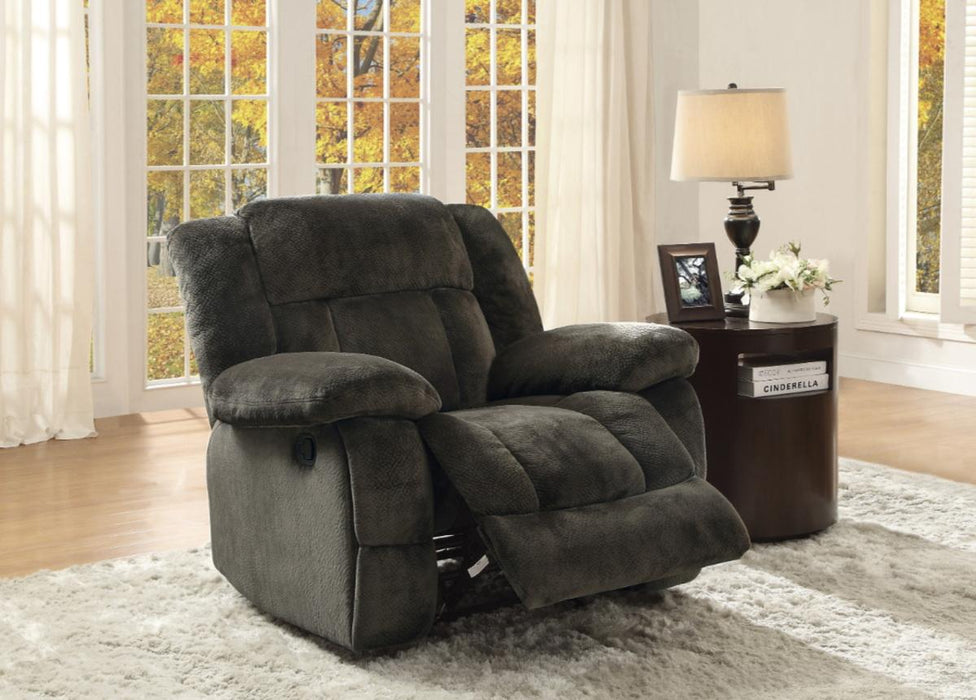 Laurelton Glider Reclining Chair in Chocolate 9636-1