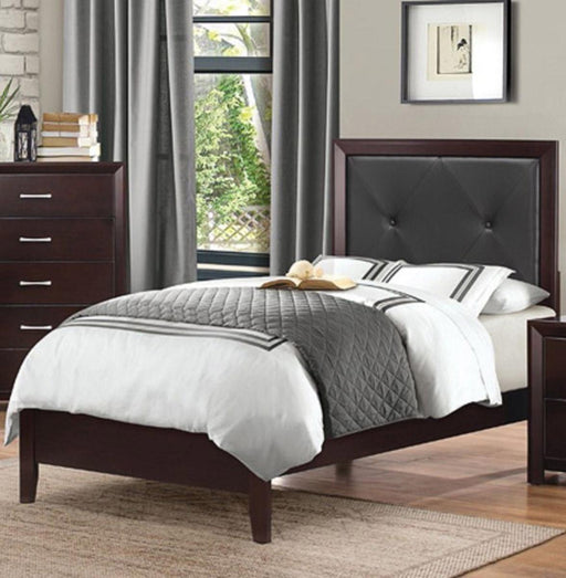 Edina Full Panel Bed in Espresso-Hinted Cherry 2145F-1 image