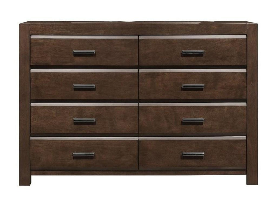 Homelegance Furniture Erwan 8 Drawer Dresser in Dark Walnut 1961-5 image