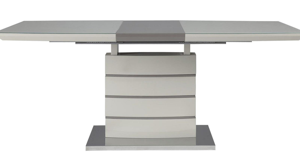 Glissand Dining Table in White & Gray 5599-71* image