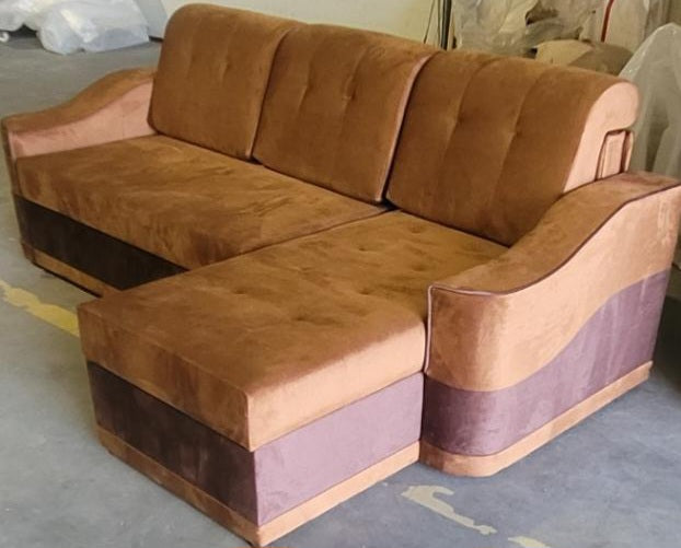 SECTIONAL SLEEPER BROWN